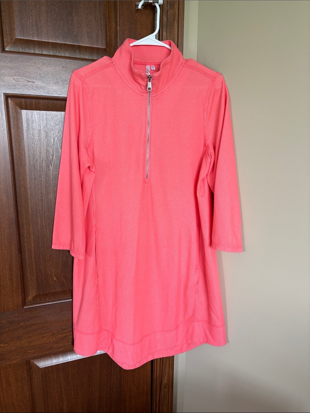 Lulu B Coral Quarter-Zip Active Dress